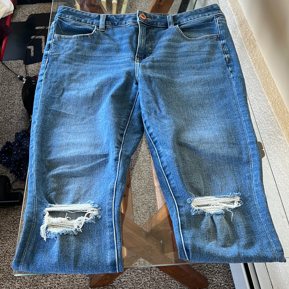 AE Dream Ripped High-Waisted Jegging Size 12